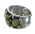 Southwestern Sterling Silver And Turquoise Ring Size 6-1/2 YX90749